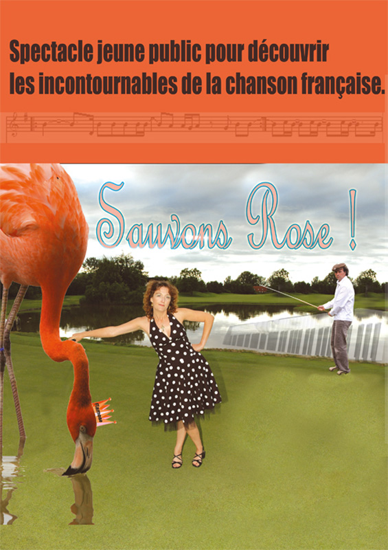 Affiche sauvons rose